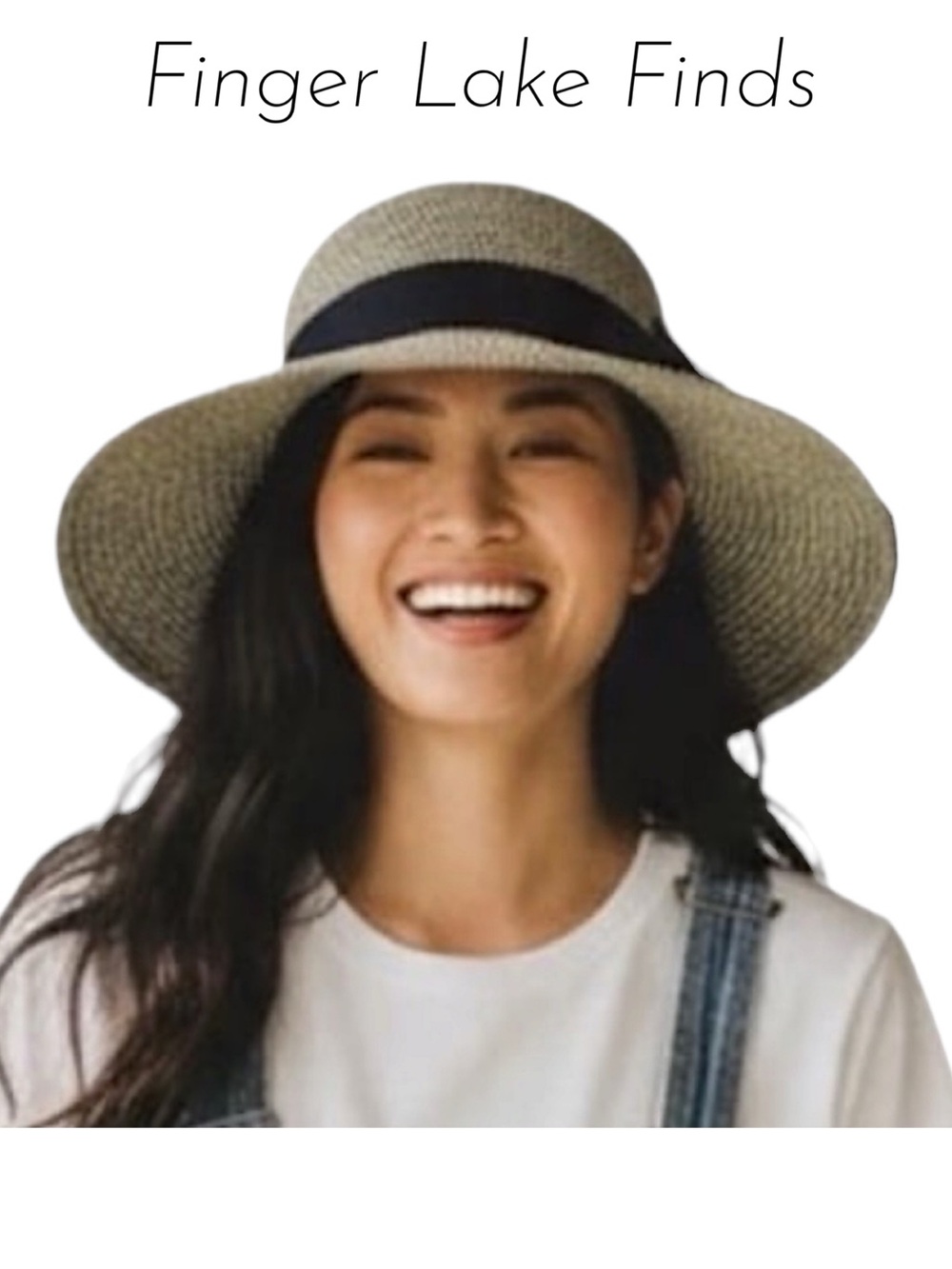Magid Two Tone Ribbon Tan & Black Garden Hat